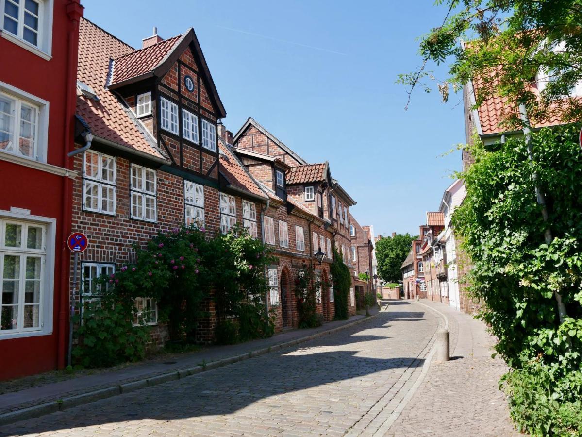 Zentrales Altstadt - Apartment In Lueneburg Mit Terrasse & Parkplatz מראה חיצוני תמונה